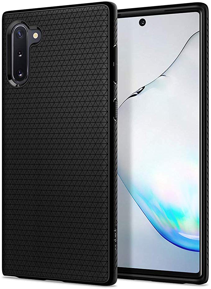 Spigen Liquid Air Armor Designed for Samsung Galaxy Note 10 Case (2019) - Matte Black