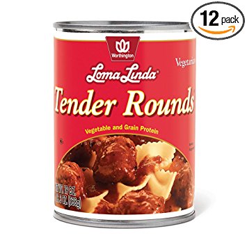 Loma Linda - Vegetarian - Tender Rounds with Gravy (19 oz.) (Pack of 12) - Kosher