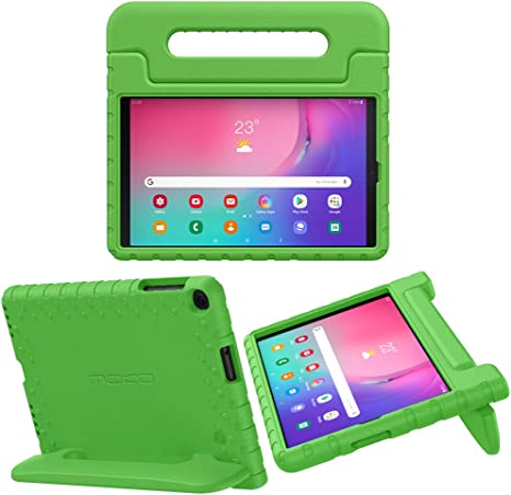 MoKo Case Fit Samsung Galaxy Tab A 10.1 2019, EVA Kids Shock Proof Convertible Handle Light Weight Protective Cover for Galaxy Tab A 10.1 inch SM-T510/SM-T515 2019 Tablet - Green