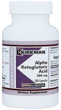 Alpha-Ketoglutaric Acid 300 mg Capsules - Hypo by Kirkman Labs