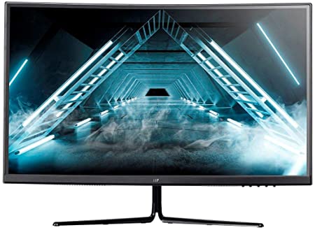 Monoprice Zero-G Curved Gaming Monitor - 27in, Curved 1500R, 2560x1440p, QHD, 144Hz, VA Panel Technology, Adaptive Sync, HDR, 75x75 VESA