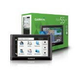 Garmin nvi 55LMT GPS Navigators System with Spoken Turn-By-Turn Directions Preloaded Maps and Speed Limit Displays Lower 49 US States