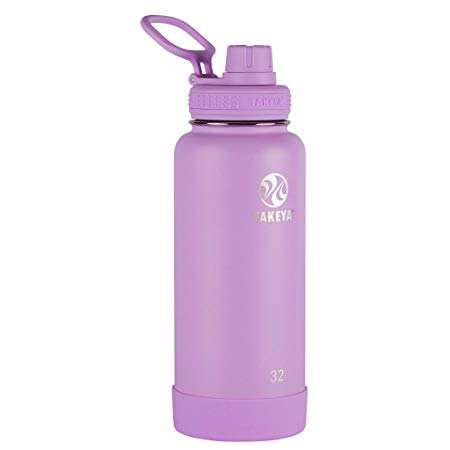 Takeya 51178 Actives Insulated Stainless Steel Bottle w/Spout Lid 32 oz Lilac