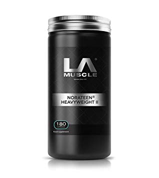 LA Muscle Norateen Heavyweight II- Award Winning Testosterone Booster. As Seen on TV. Natural Muscle and Strength Builder, Increase Power and Definition Fast, Increase Muscle Size Fast, Immediate Increase in Strength. Lifetime Money Back Guarantee, Risk Free Purchase