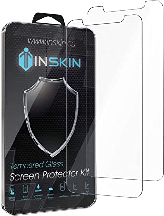 Inskin Case-Friendly Tempered Glass Screen Protector, fits LG K40 5.7 inch [2019]. 2-Pack.