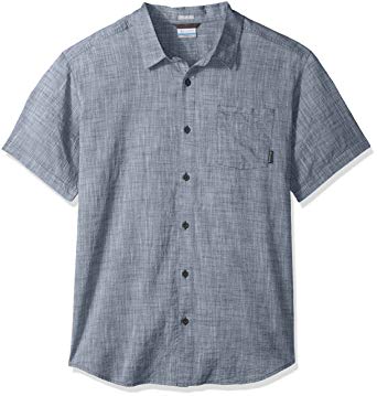 Columbia Mens Under Exposure Yarn Dye Short Sleeve Shirt