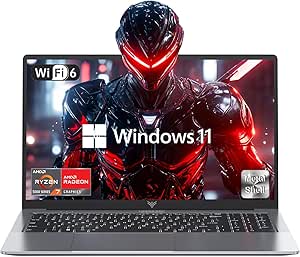 2024 Gaming Laptop, Laptop with AMD Ryzen 7 5825U (8C/16T), 16GB RAM 512GB NVMe SSD Laptop Computer, 16-inch FHD Display, WiFi 6, 53Wh Battery, Backlit KB