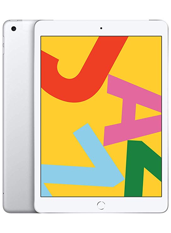 New Apple iPad (10.2-Inch, Wi-Fi   Cellular, 128GB) - Silver (Latest Model)