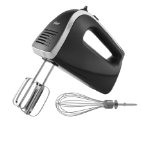 Oster FPSTHM2578 6-Speed Retractable Cord Hand Mixer with Clean Start Black