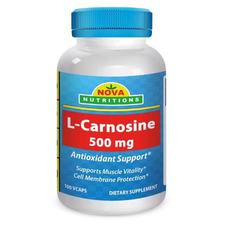 L-Carnosine 500 mg 100 Vcaps by Nova Nutritions