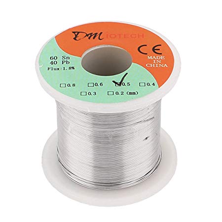 DMiotech 0.5mm 200G 60/40 Rosin Core Tin Lead Roll Soldering Solder Wire