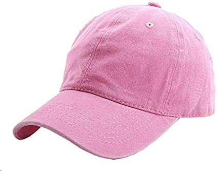 Kid Baseball Hats for Girls Unconstructed Hats for Kids Sun Hats Fit 2-7 Years