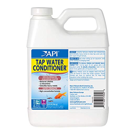 API TAP Water Conditioner, Instantly neutralizes Chlorine, chloramines and Other Chemicals to Make tap Water Safe for Fish, Highly Concentrated, Use When Adding or Changing Water and When Adding Fish