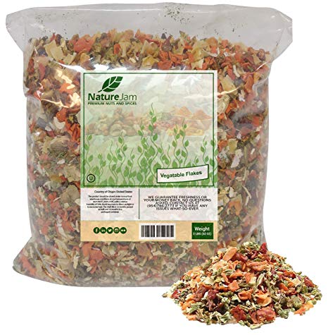 Kosher Vegetable Soup Blend Dried Dehydrated Vegetable Flakes (2 Pounds)