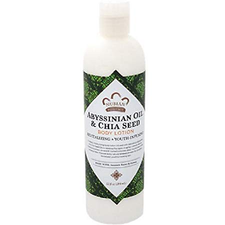 Nubian Heritage Abyssinian Oil & Chia Seed Body Lotion, 13 Ounce