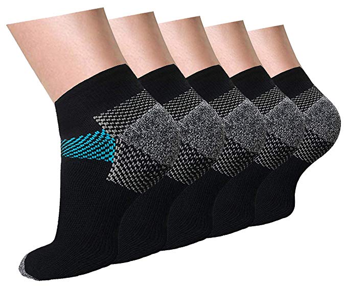 Compression Socks Plantar Fasciitis for Women Men (3/5/7 Pairs),8-15 mmhg Athletic Sock Arch Support Flight Travel Nurses