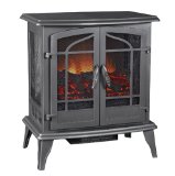 Pleasant Hearth Legacy Panoramic Electric Stove Vintage Iron