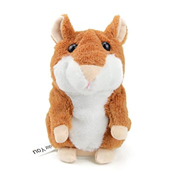 Color You Talking Hamster Repeats What You Say Plush Animal Toy Electronic Hamster Mouse for Boy and Girl Gift
