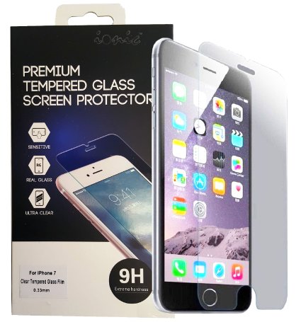 Ionic Apple iPhone 7 Screen Protector Film Tempered Glass 2016 Smartphone [Lifetime Replacement Warranty]