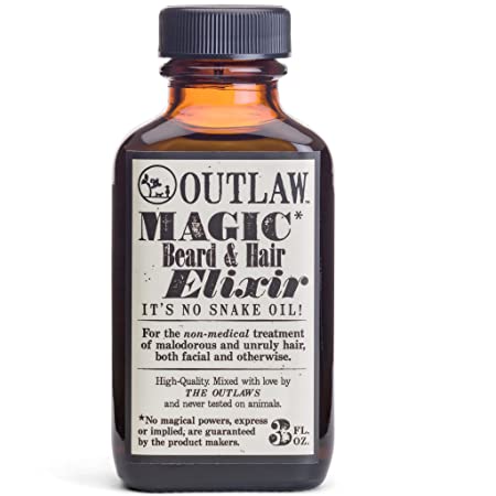 Magic Beard and Hair Elixir - Smoky, Woody Cedar Beard Oil - Conditions Wiry Facial Hair for Great Beard Grooming