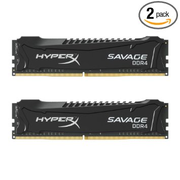 Kingston Technology HyperX Savage Black 16GB Kit (2x8GB) 2800MHz DDR4 CL14 DIMM XMP Memory (HX428C14SB2K2/16)