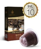 10 Nespresso  compatible coffee capsules 055pod - Lungo Italico Forte Int 10