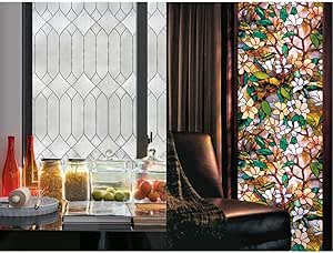 Artscape 24" x 36" Regent & Magnolia Window Film Light Effects Textured Glass Decor