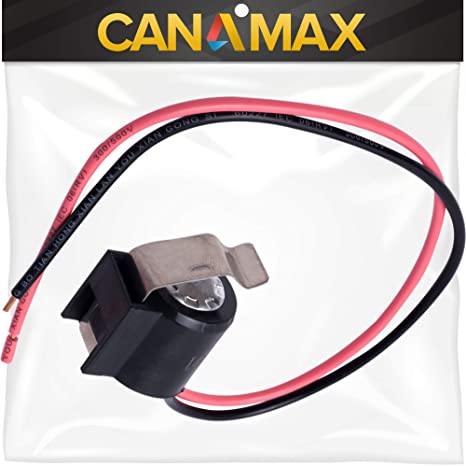 W10225581 Refrigerator Bimetal Defrost Thermostat Premium Replacement Part by Canamax - Compatible with Whirlpool Kenmore Refrigerators - Replaces WPW10225581 AP6017375 PS11750673 PS237680 2321799