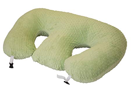 Twin Z Pillow   Light Green Cover   Free Travel Bag