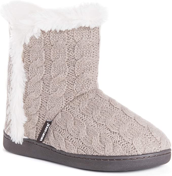 MUK LUKS Women's Cheyenne Bootie Slippers