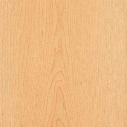 Maple Wood Veneer Plain Sliced 2'x8' PSA(Peel and Stick) 9505 Sheet