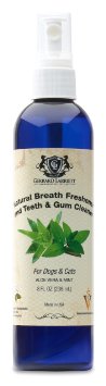 Natural Breath Freshener and Teeth and Gum Cleaner for Dogs and Cats, Pet Oral Care Spray - 8 FL OZ (236 mL)