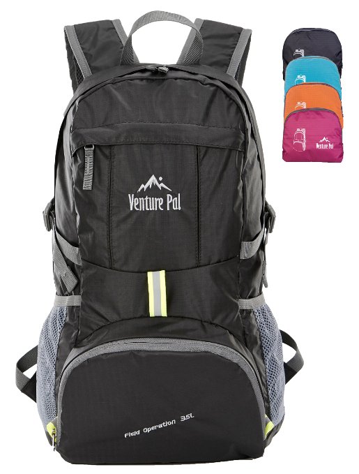Venture Pal Lightweight Packable Durable Travel Backpack Daypack  Lifetime Warranty