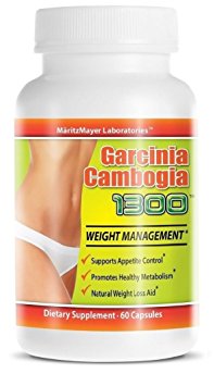 Garcinia Cambogia Extract 1300 60% HCA Weight Management Appetite Suppressant 60 Capsules Per Bottle 100 Bottles