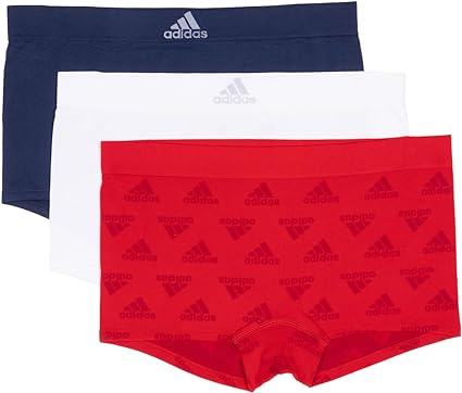 adidas Women's Seamless Boy Shorts Underwear 3-Pack