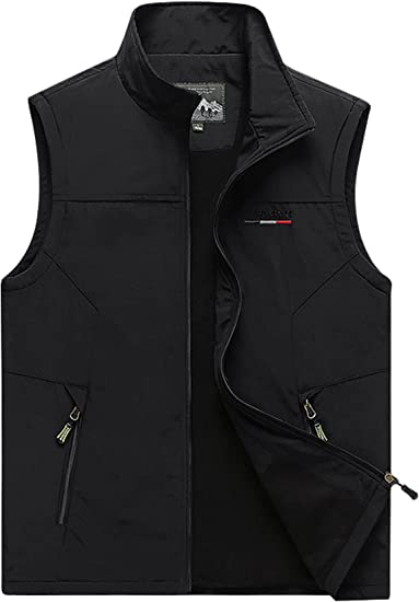 Panegy Men's Winter Vest Thick Warm Thermal Sleeveless Jacket Waterproof Male Stand Collar Vest