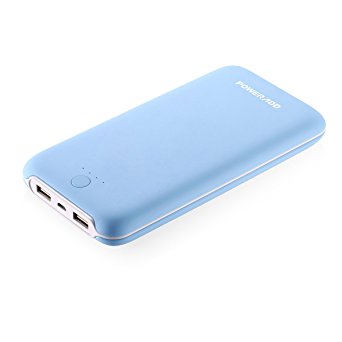 Poweradd Pliot X8 Plus 20000mAh Portable Charger External Battery Pack with ID Intelligent Identification Technology for iPhone, iPad, Samsung Galaxy Note and More - Blue