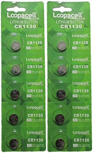 LOOPACELL 10 CR1130 Lithium 3 Volt Cell Batteries