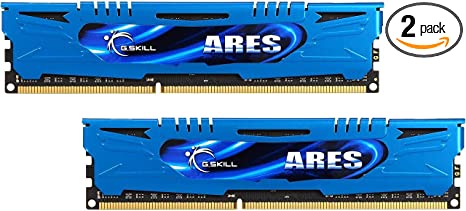 G.SKILL Ares Series 16GB (2 x 8GB) 240-Pin DDR3 SDRAM DDR3 1600 (PC3 12800) Intel Z87/ Z77/ Z68/ P67 Low Profile Extreme Performance Memory Model F3-1600C9D-16GAB