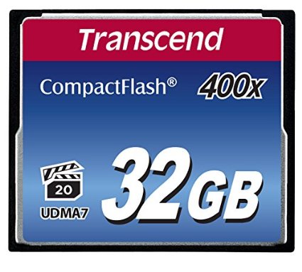 Transcend 32GB CompactFlash Memory Card 400x (TS32GCF400)