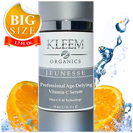 NEW Anti Wrinkle Serum for Face: with Vitamin C and E and Hyaluronic Acid – BIG BOTTLE (1.7 fl. Oz) – The Most Loved Vitamin C Facial Serum – Age Spot Remover for Face on the market – Results in 5 Wee