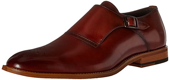 Stacy Adams Men's Dinsmore Plain Toe Monk Strap Slip-On Loafer