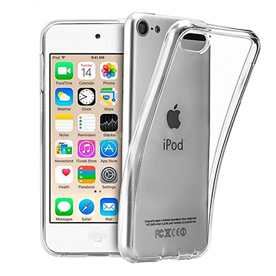 UARMOR Case for Apple iPod Touch 5 / iPod Touch 6 / iPod touch 5th 6th Generation, Slim fit Crystal Clear Flexible Soft TPU Case Cover for girls Skin Case Cover