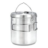 Solo Stove Pot 1800 Stainless Steel Companion Pot for Solo Stove Titan Great for Backpacking Camping Survival