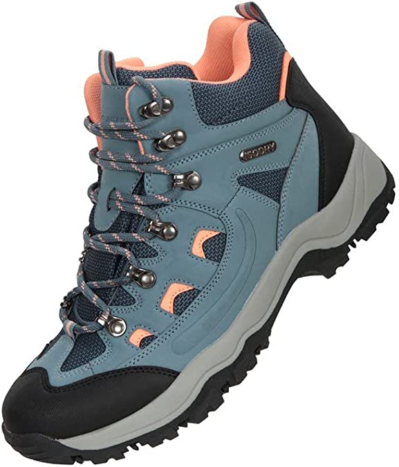 Mountain Warehouse Adventurer Womens Boots - Waterproof Rain Boots, Synthetic & Textile Walking Shoes, Added Grip Ladies Shoes - Footwear for Hiking & Trekking