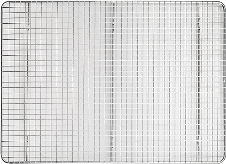 Winco PGW-1420 Baking Sheet Grate, 2/3 Size / 14" x 20", Silver