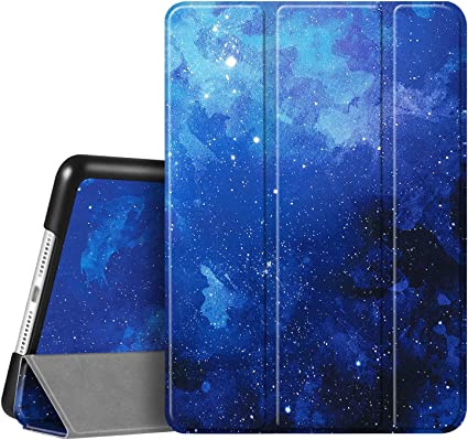 Fintie SlimShell Case for iPad 10.2” 2019 (7th Generation), Super Thin Lightweight Stand Protective Cover with Auto Sleep/Wake Feature for iPad 10.2 7th Gen 2019 Release, Starry Sky