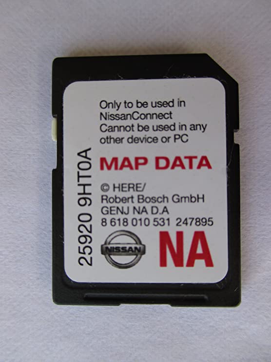 Nissan 9HT0A Connect SD Card, Navigation GPS MAP Data, NAVTEQ,North America US Canada 2017 Update, 25920-9HT0A,fits 14-15 Rogue Juke Altima SENTRA Xterra Frontier and 2015 NV200