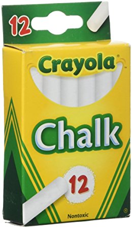 Crayola White Chalk 12 Ea,