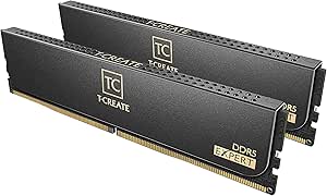 TEAMGROUP T-Create Expert Overclocking 10L DDR5 48GB Kit (2 x 24GB) 6400MHz (PC5-51200) CL32 M-DIE Desktop Memory Module Ram Black - CTCED548G6400HC32ADC01